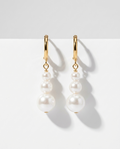 Lily Pearl Earrings Ostella Shells