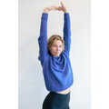 Margo Crew Neck Sweater in Royal Blue