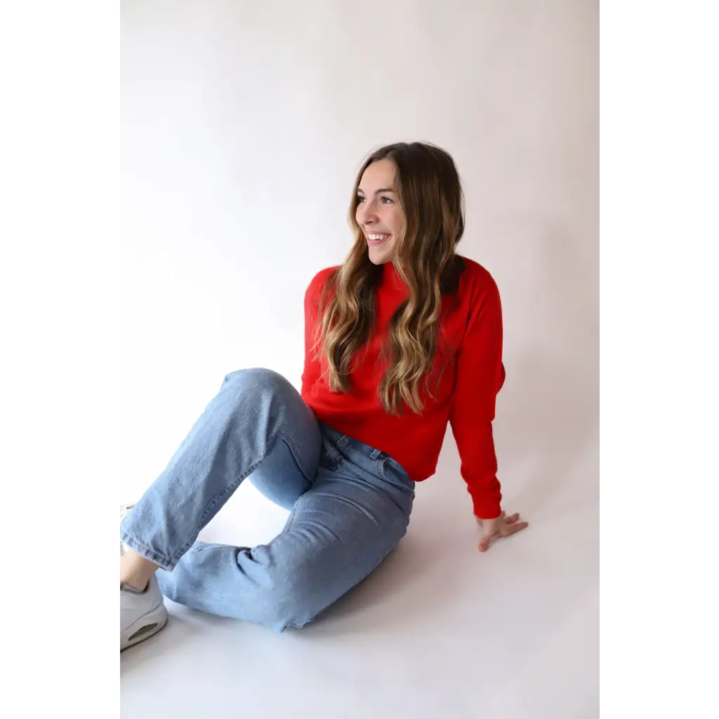The Sherry Mockneck Sweater
