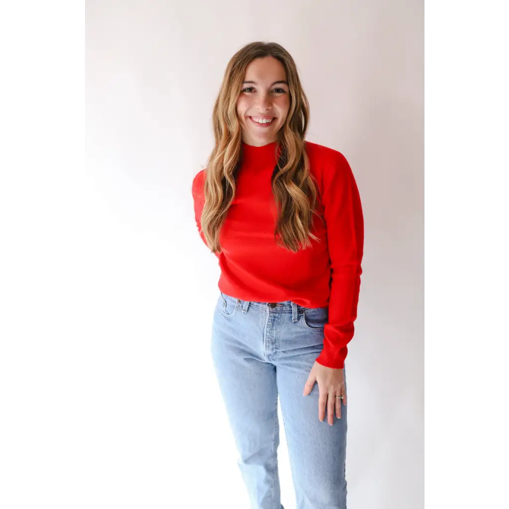 The Sherry Mockneck Sweater