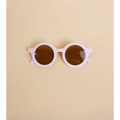 Round Retro Sunglasses for Kids | Light Pink