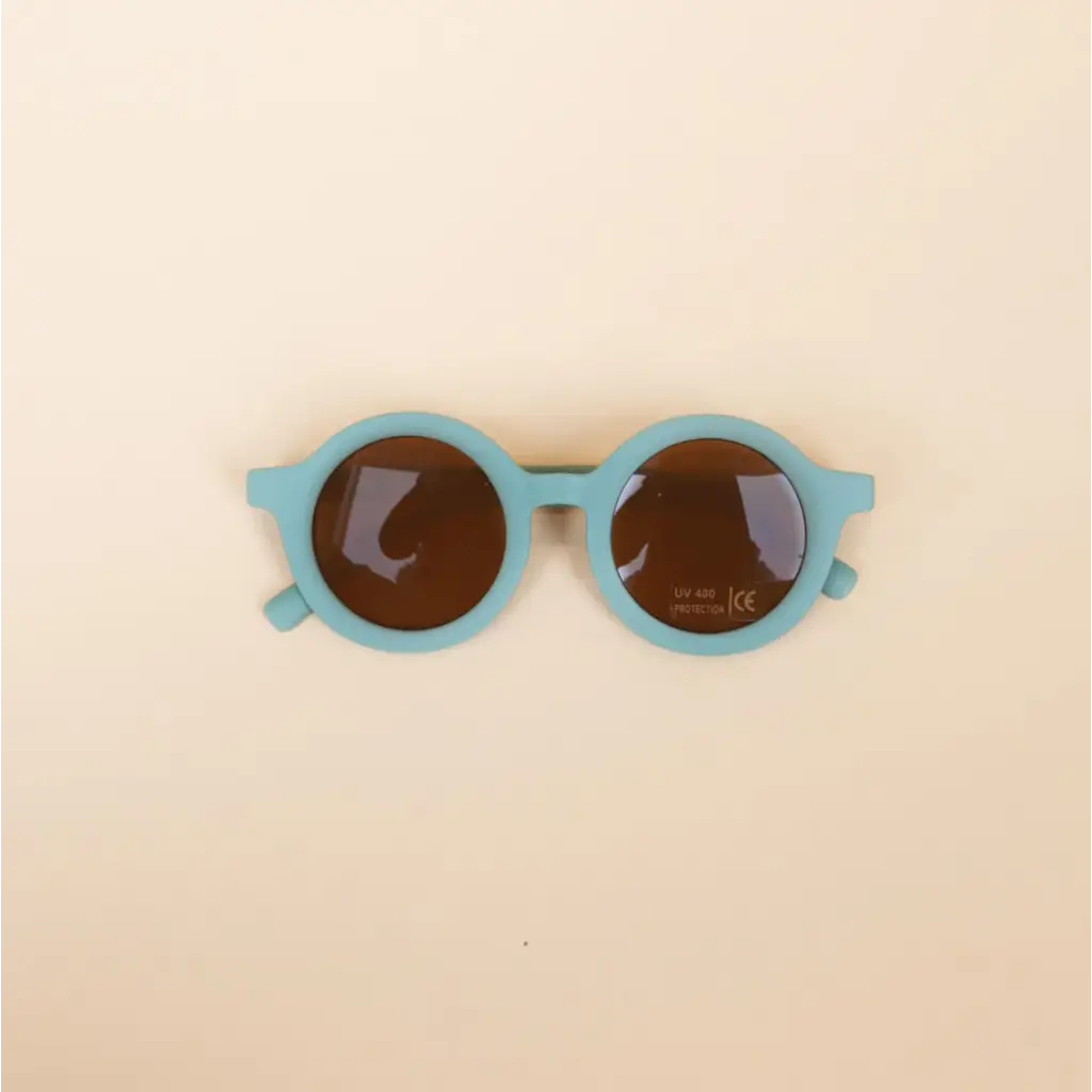 Round Retro Sunglasses for Kids | Light Pink