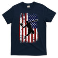 Vintage Basketball 4th of July USA American Flag T-Shirt Mood Vibes Tees - Express Your Mood, Wear Your Style