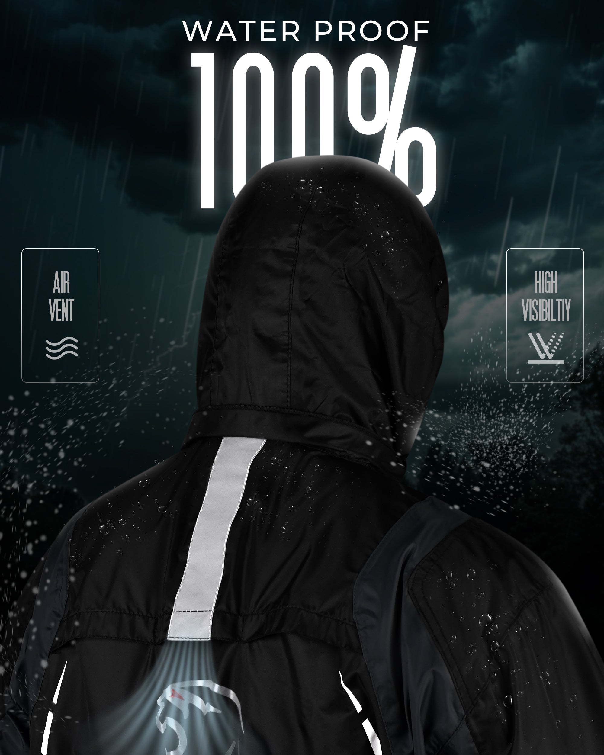 JAG Rainmaster Rain Suit for Men & Women | Water Proof Rain gear