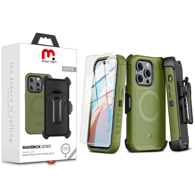 MYBAT Pro Maverick MagSafe Case for Apple iPhone 15 Pro Max
